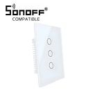 Interruptor Inteligente Wifi sin Neutro de 3 Canales – Compatible Sonoff – Hogar inteligente en Chile