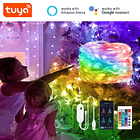 Luces de Navidad Led Exterior Impermeables RGBW Inteligente 10 Metros Google/Alexa – Hogar inteligente en Chile