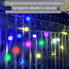 Luces LED Guirnalda Inteligente RGB 15 Metros Tuya Smart – Control por voz y app eWeLink