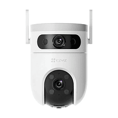 Cámara Seguridad Wifi H9c Doble Lente 3mp Exterior Ezviz Blanco