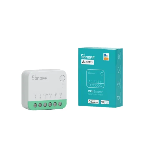 Interruptor Wifi Inteligente Sonoff Mini Extreme MINIR4M (Compatible con Matter) – Tienda de domótica XMART HOME