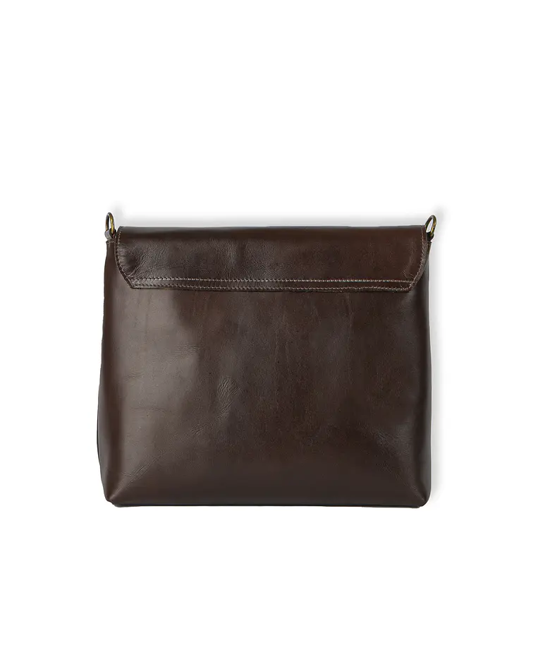 Cochamo Bandolera Cuero Natural Marron