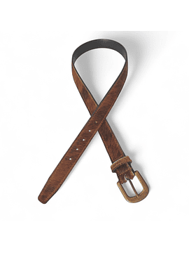 CINTURÓN DE CUERO PELO DE VACA.