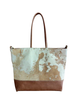 CARTERA TOTE BAG CUERO VACUNO