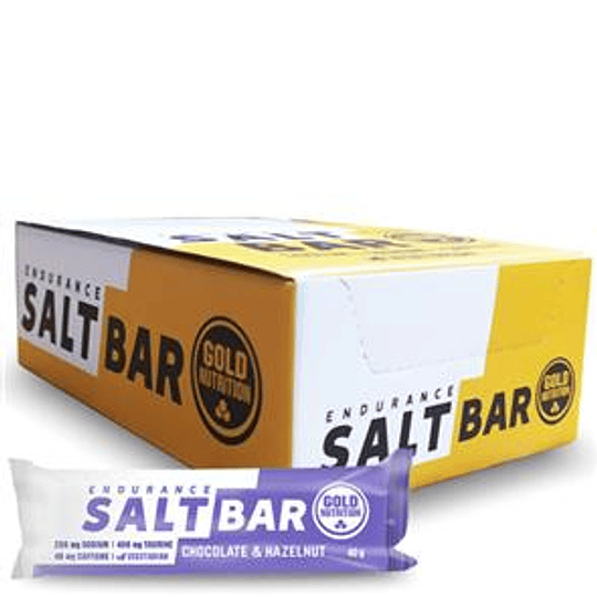 Endurance Salt Bar Chocolate Avelã - Cx. 15 unid.