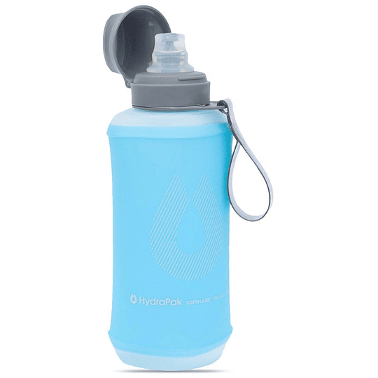 Bidão Hydrapak Softflask Crush 500 ml azul