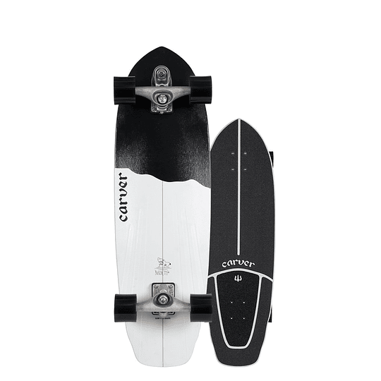 SurfSkate Carver Black Tip C7 32,5