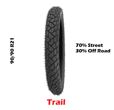 Cubierta Trail 90/90 R21 30% Off Road 70% Street