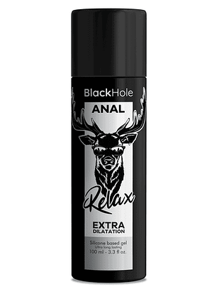 BLACK HOLE - GEL BASE DE SILICONE DILATAÇÃO ANAL 100 ML