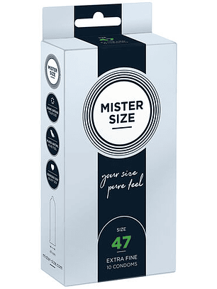 MISTER SIZE - PRESERVATIVOS  10u