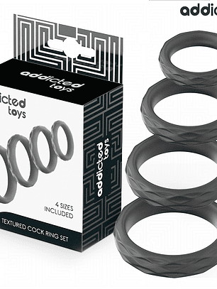 COCKRING TEXTURED - ADDICTED TOYS