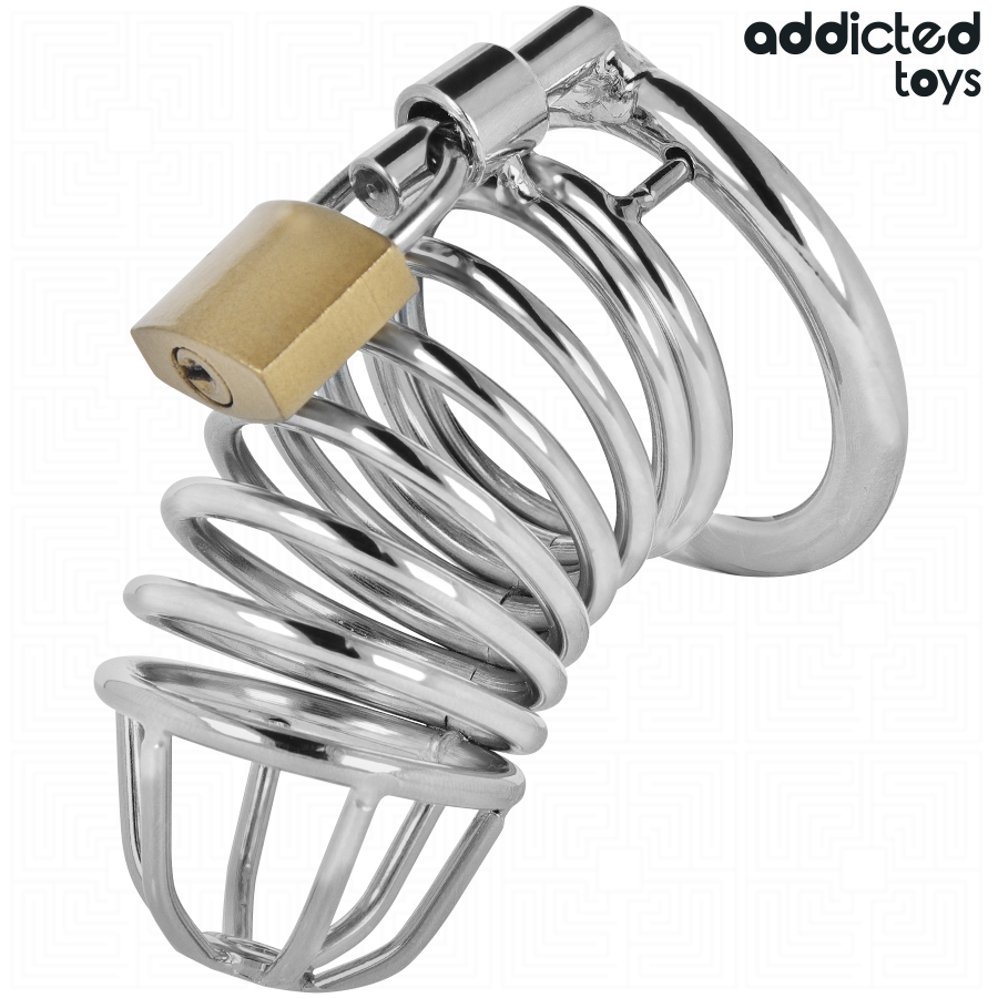 IRON CELL METAL PENIS CAGE - ADDICTED TOYS 1