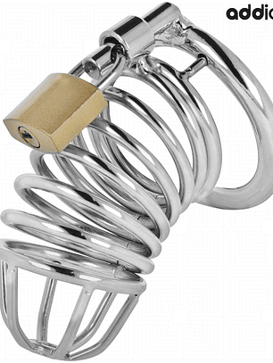 IRON CELL METAL PENIS CAGE - ADDICTED TOYS