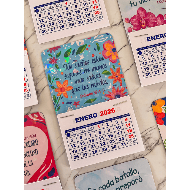 Mini Calendario Magnético 2026
