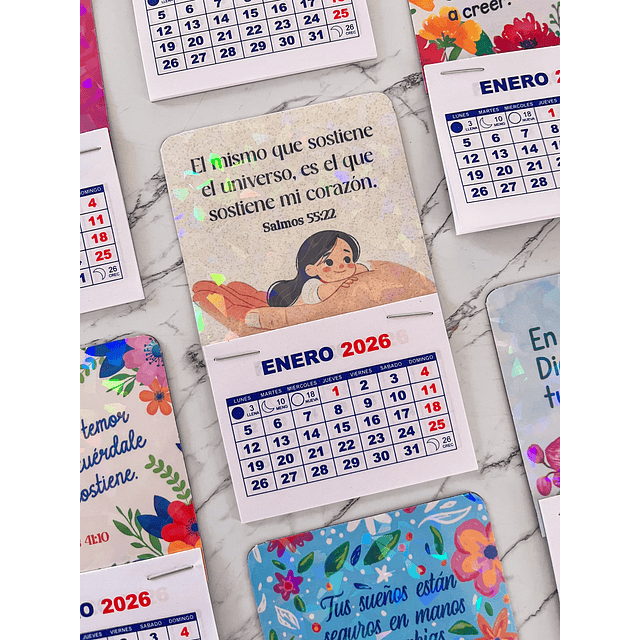 Mini Calendario Magnético 2026