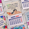 Mini Calendario Magnético 2026
