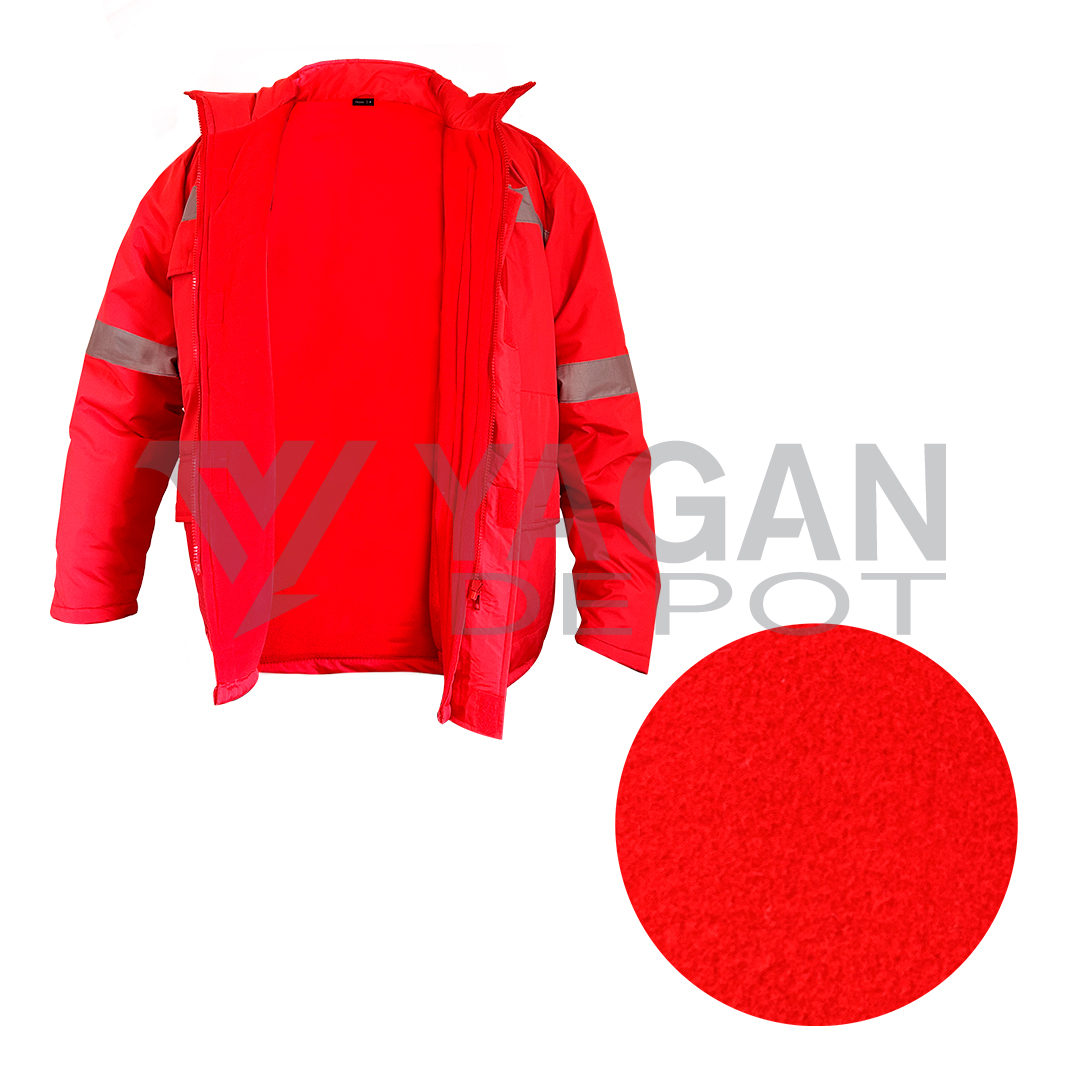 Parka Roja Térmica Modelo Nimbus