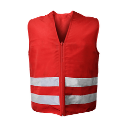 Chaleco Geólogo Rojo de Trabajo Modelo Copper