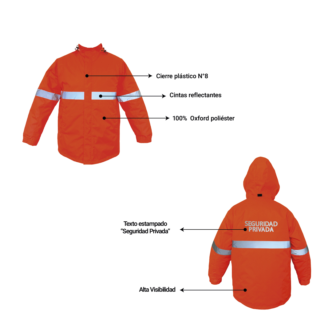 Parka Impermeable Modelo Reflect
