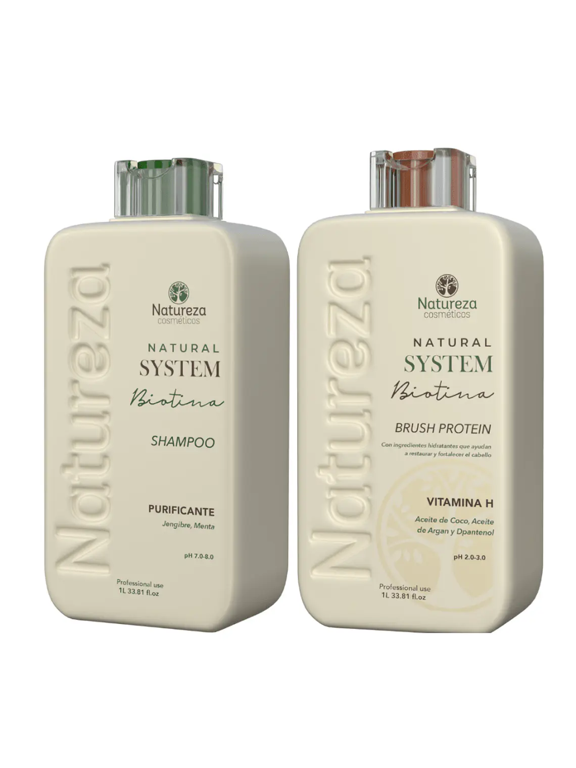 Kit Alisado Biotina Natural System Premium 1000 ml 1