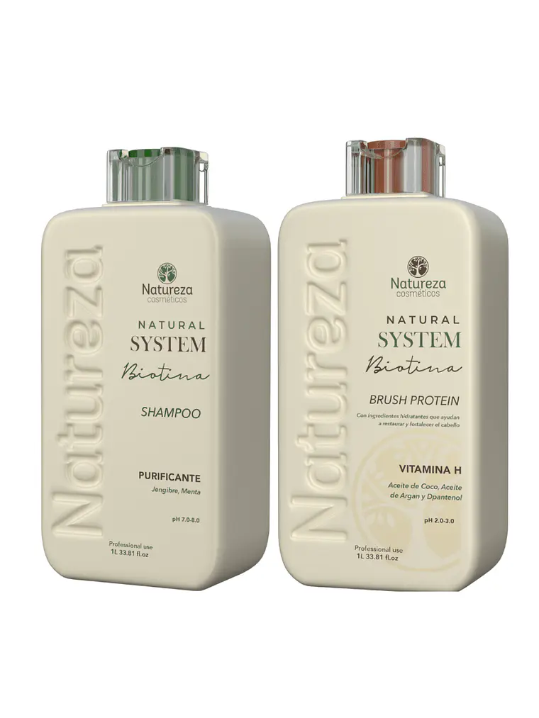 Kit Alisado Biotina Natural System Premium 1000 ml 1