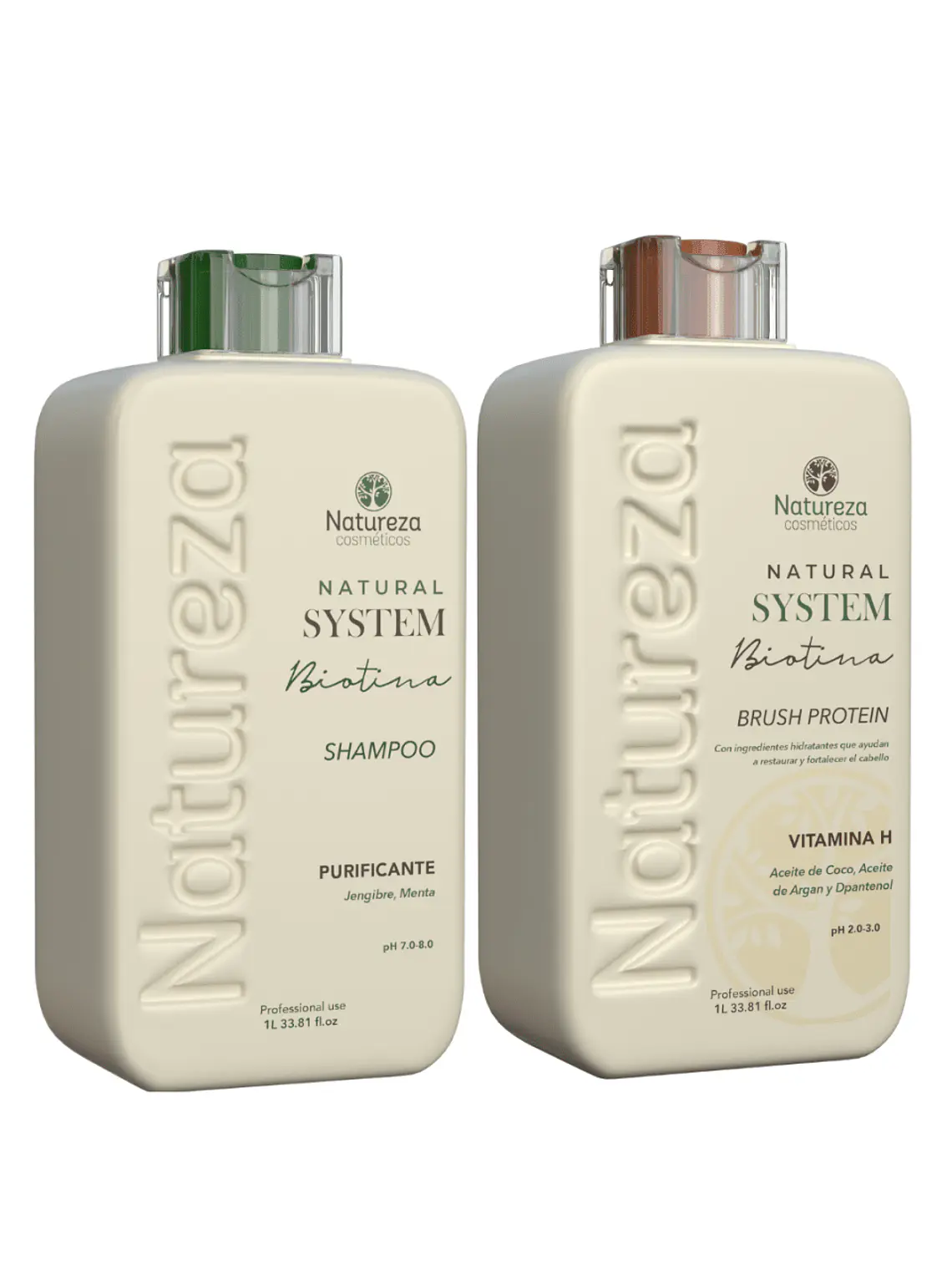 Kit Alisado Biotina Natural System Premium 1000 ml 2