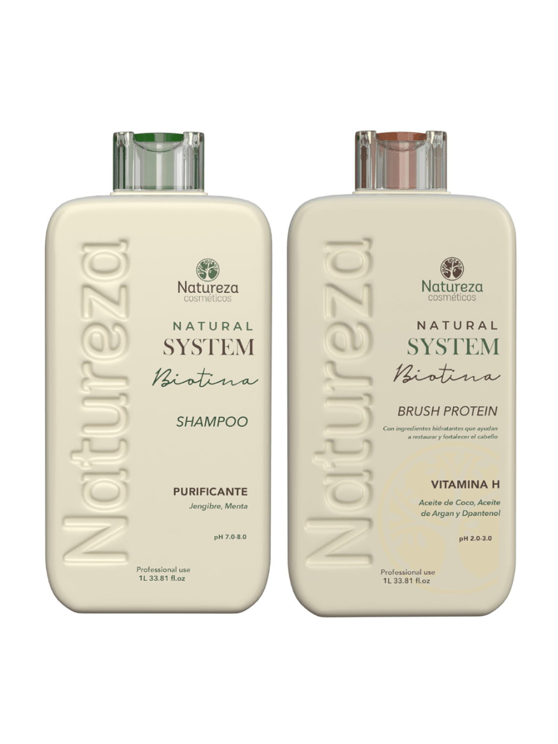 Kit Alisado Biotina Natural System Premium 1000 ml 3