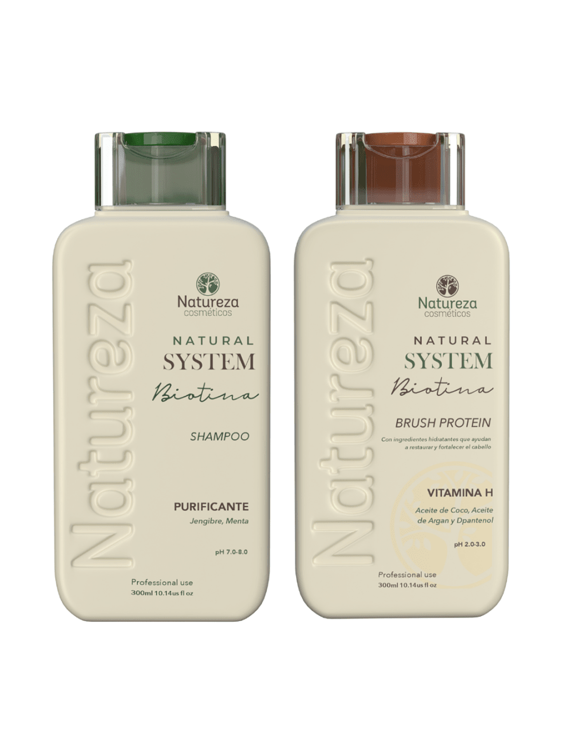 Kit Alisado Biotina Natural System Premium 300 ml 1