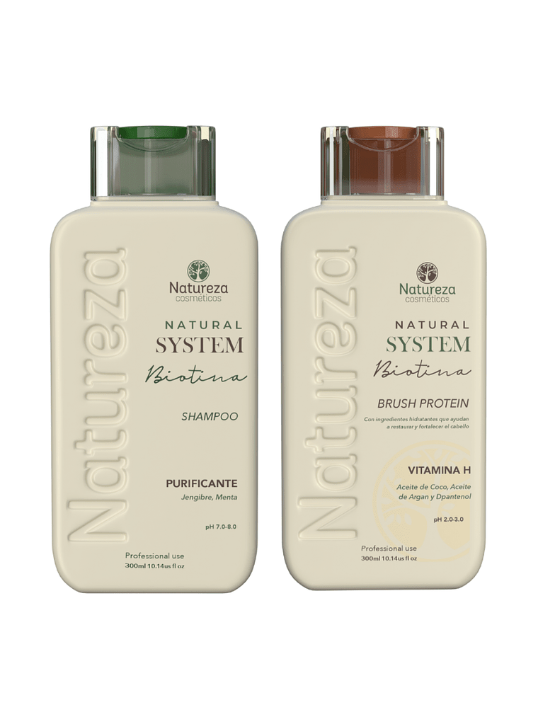 Kit Alisado Biotina Natural System Premium 300 ml 1