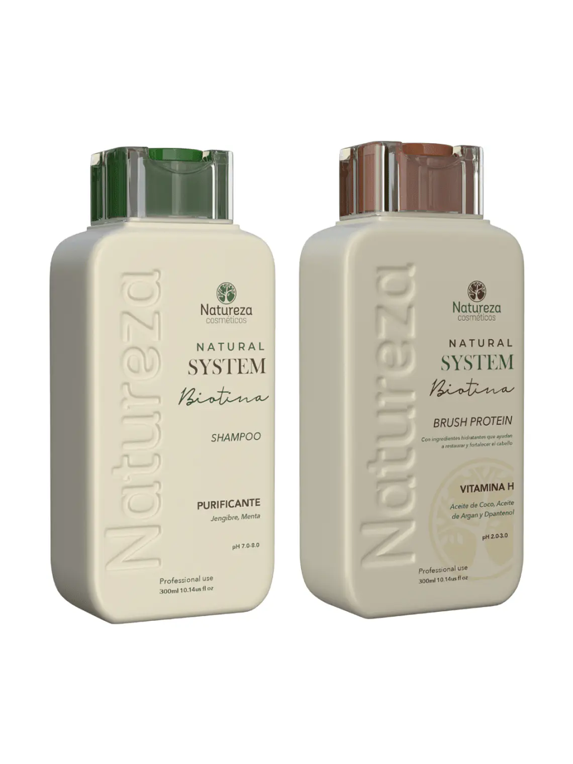 Kit Alisado Biotina Natural System Premium 300 ml 3