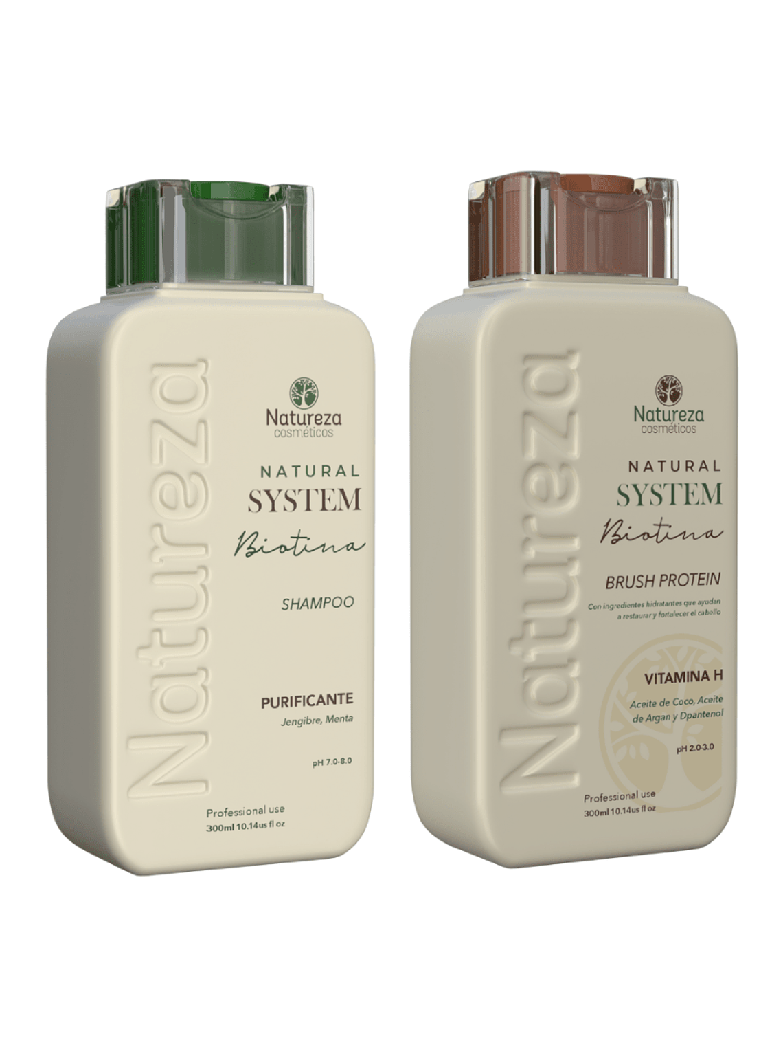 Kit Alisado Biotina Natural System Premium 300 ml 3