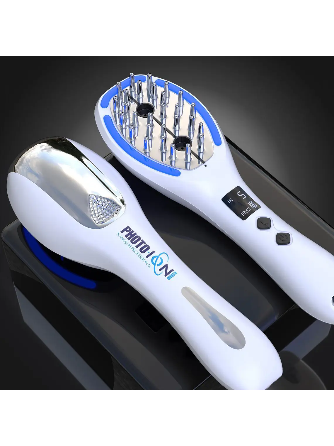 Cepillo Photo Ion Brush – Terapia Capilar Avanzada con LED, Ozono e Iones Negativos 4