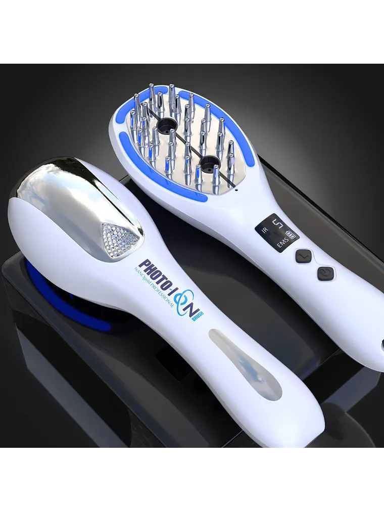 Cepillo Photo Ion Brush – Terapia Capilar Avanzada con LED, Ozono e Iones Negativos 4