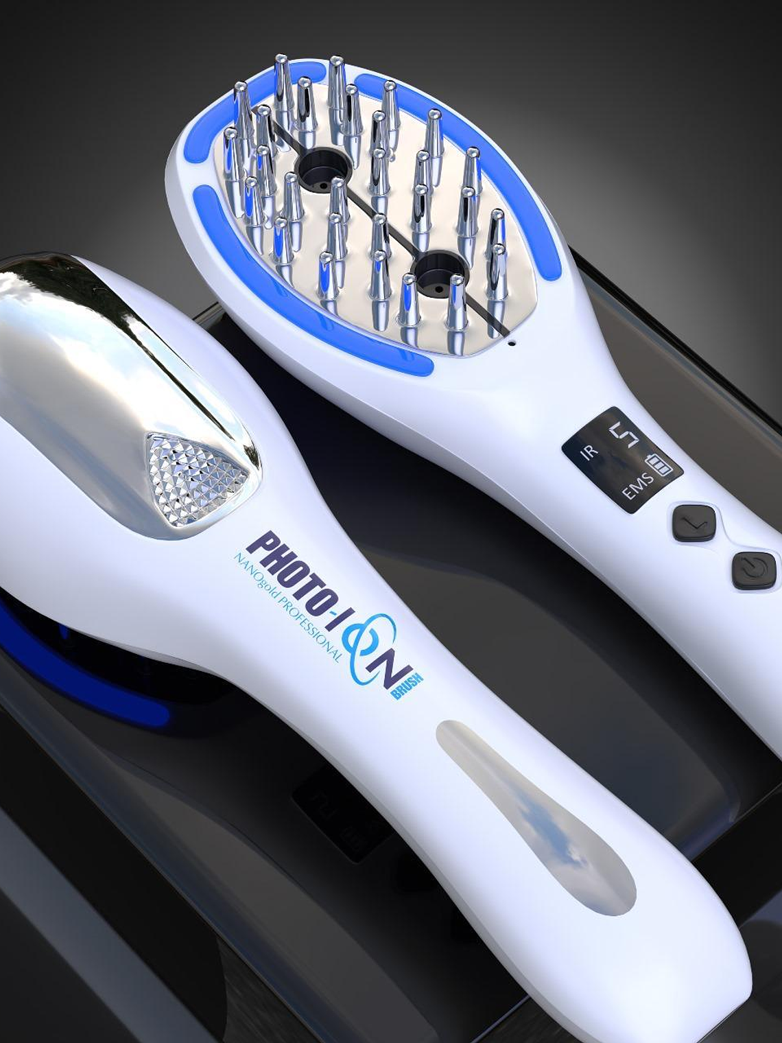 Cepillo Photo Ion Brush – Terapia Capilar Avanzada con LED, Ozono e Iones Negativos 4