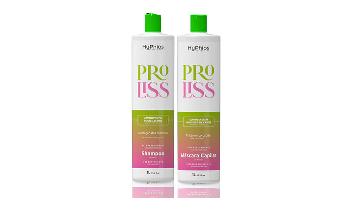 Kit Alisado Orgánico PRO LISS 3D Paso 1 y Paso 2 MyPhios Professional 1 Lt 1