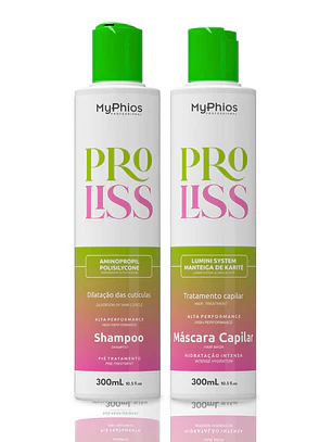 Kit Alisado Orgánico PRO LISS 3D Paso 1 y Paso 2 MyPhios Professional 300 mL