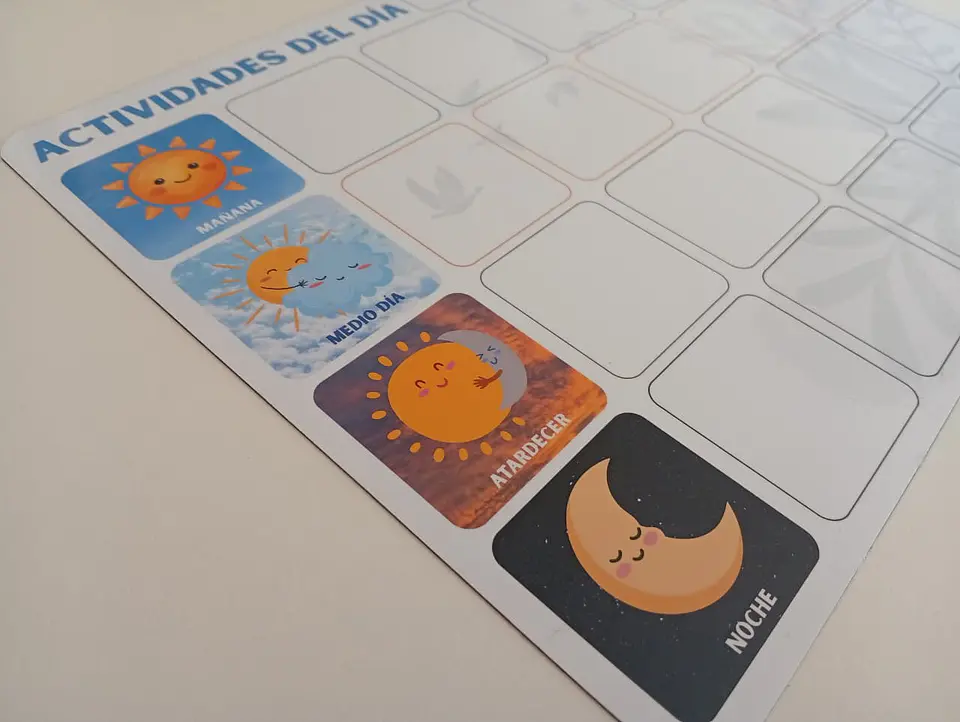 Calendario de rutinas infantil 4