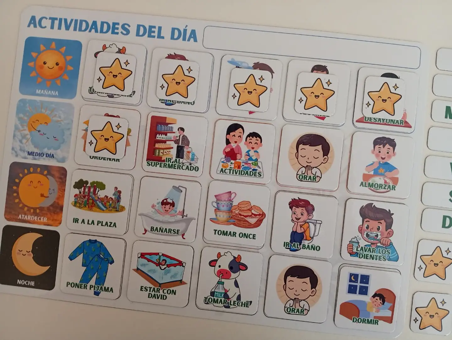 Calendario de rutinas infantil 5