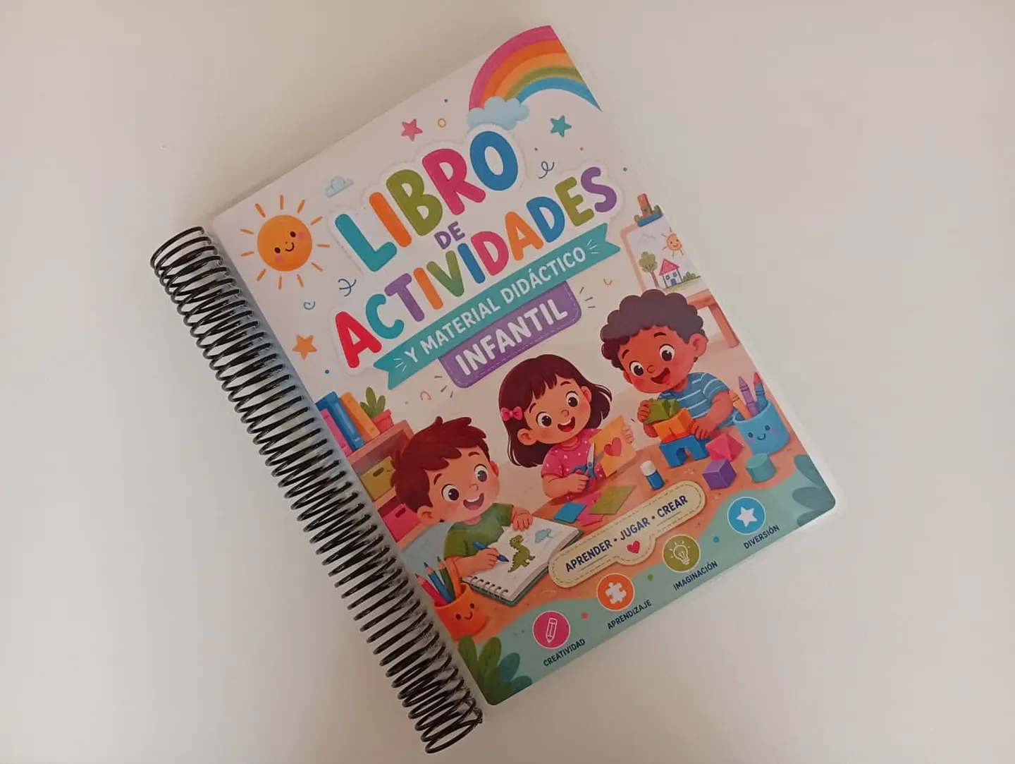 Libro de Estimulación Infantil de Lectoescritura Personalizado 1
