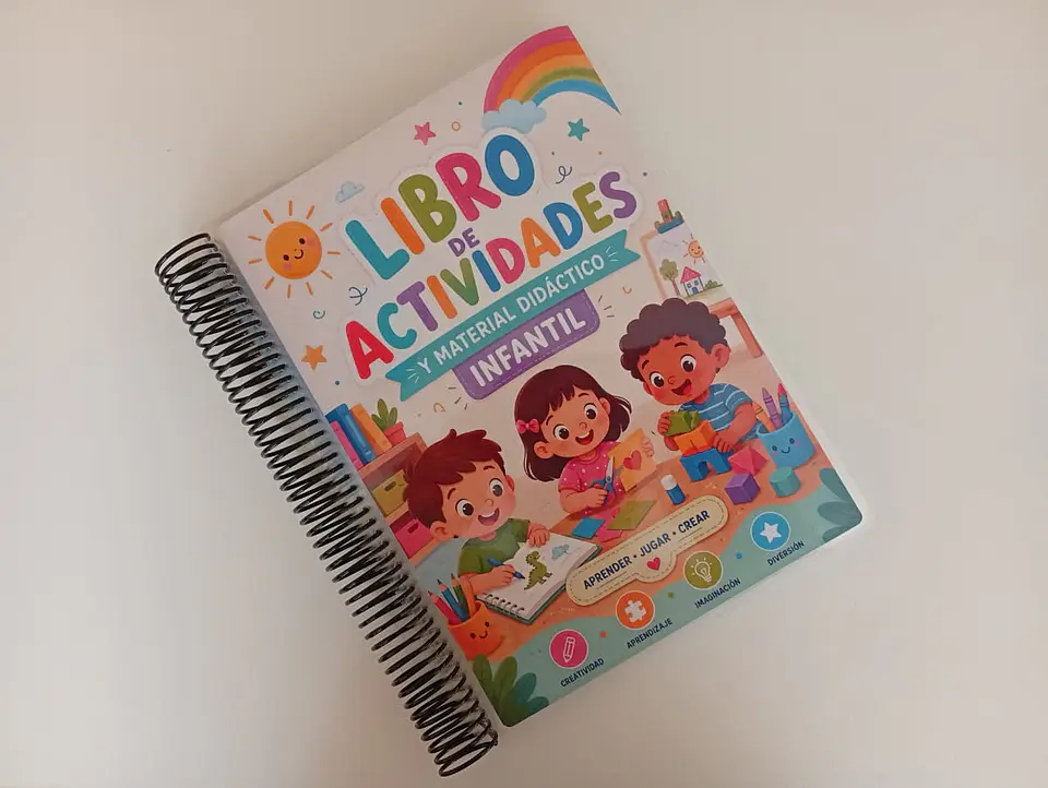 Libro de Estimulación Infantil de Lectoescritura Personalizado 1
