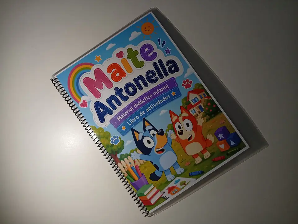 Libro de Estimulación Infantil de Lectoescritura Personalizado 2