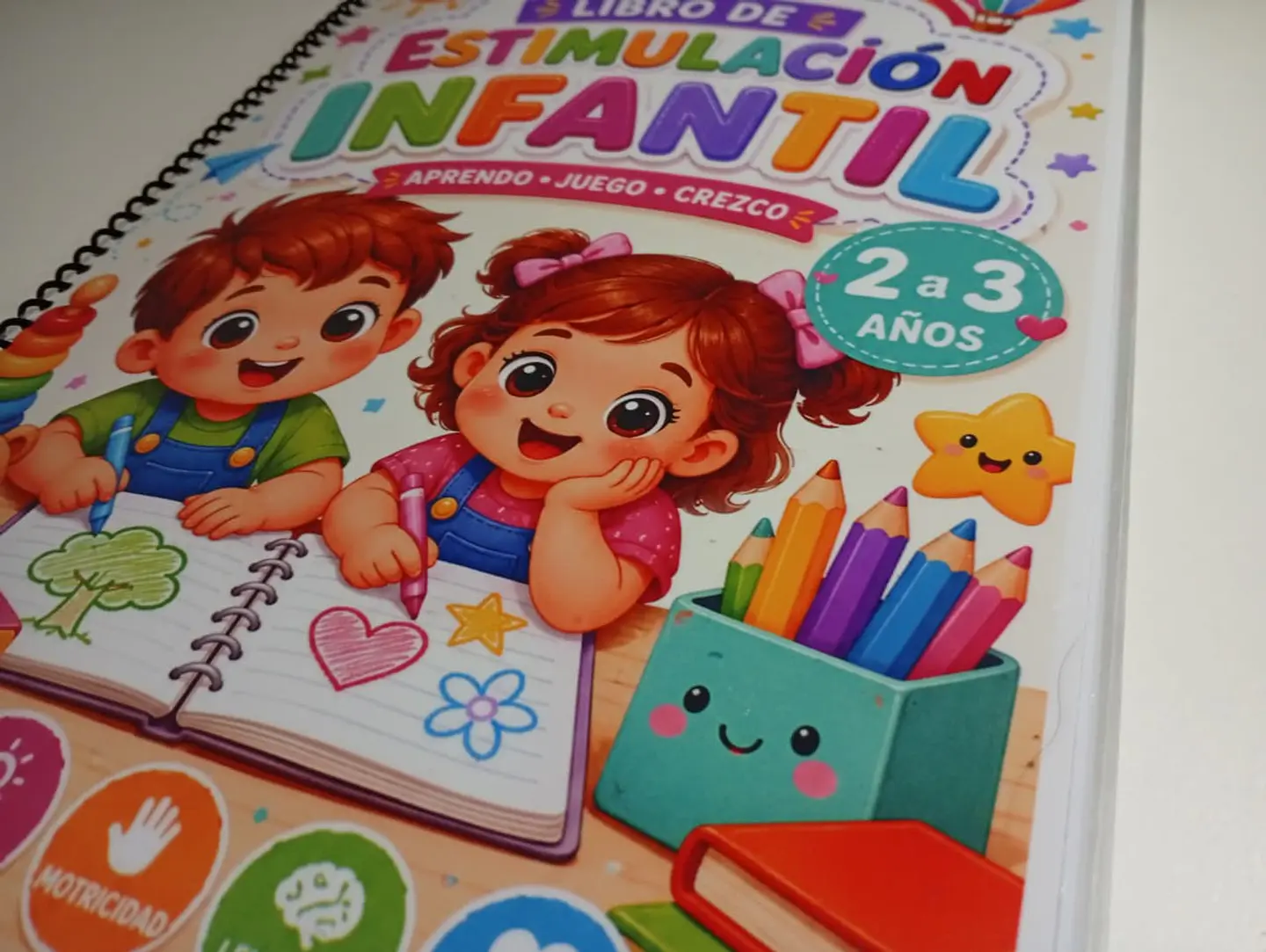 Libro de Estimulación Infantil para Niños de 2 a 3 Años 8