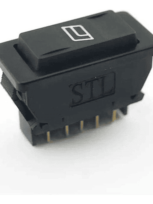 Interruptor Botón Tecla Alzavidrio Universal 12v 24v Con Luz