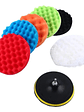 Kit Para Pulir 4 Pulgadas Esponjas Almohadillas Bonetes Auto - Miniatura 1