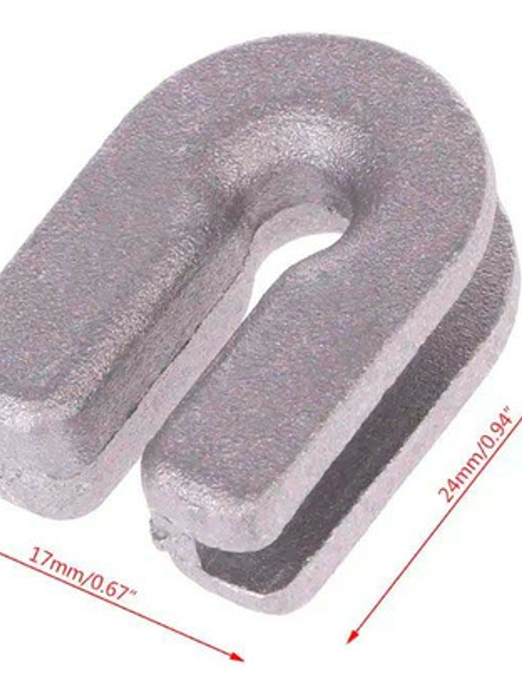 4 X Ojal Ojillo Cabezal Husqvarna T25 T35 T45 4