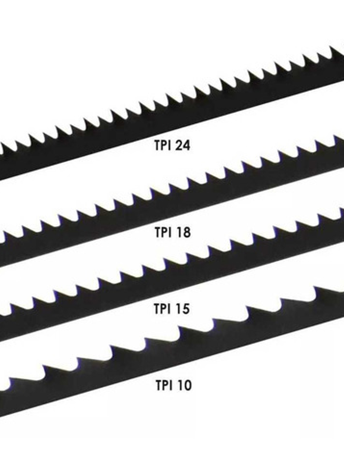 Hoja Sierra Caladora De Banco 5 Pulgadas 127mm X 48 Unid  2