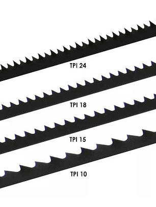 Hoja Sierra Caladora De Banco 5 Pulgadas 127mm X 48 Unid 