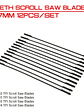 Hoja Sierra Caladora De Banco 5 Pulgadas 127mm X 12 Unid - Miniatura 3