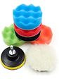 Kit Para Pulir 3 Pulgadas Esponjas Almohadillas Bonetes Auto - Miniatura 1