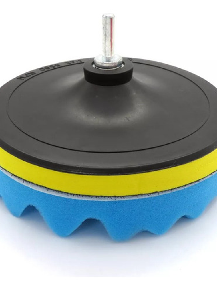 Kit Para Pulir 3 Pulgadas Esponjas Almohadillas Bonetes Auto 6